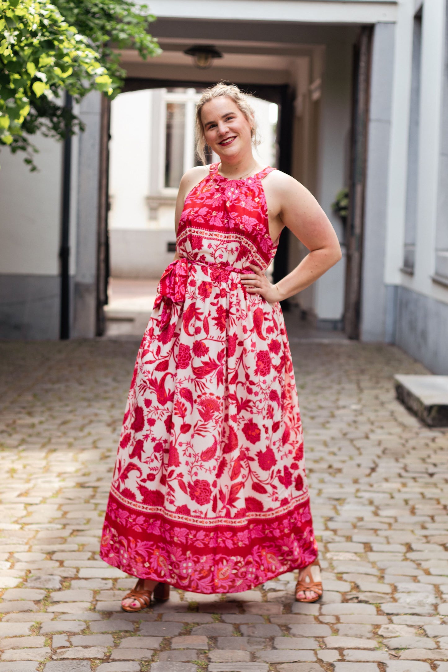 Cherry Red Summer Dress