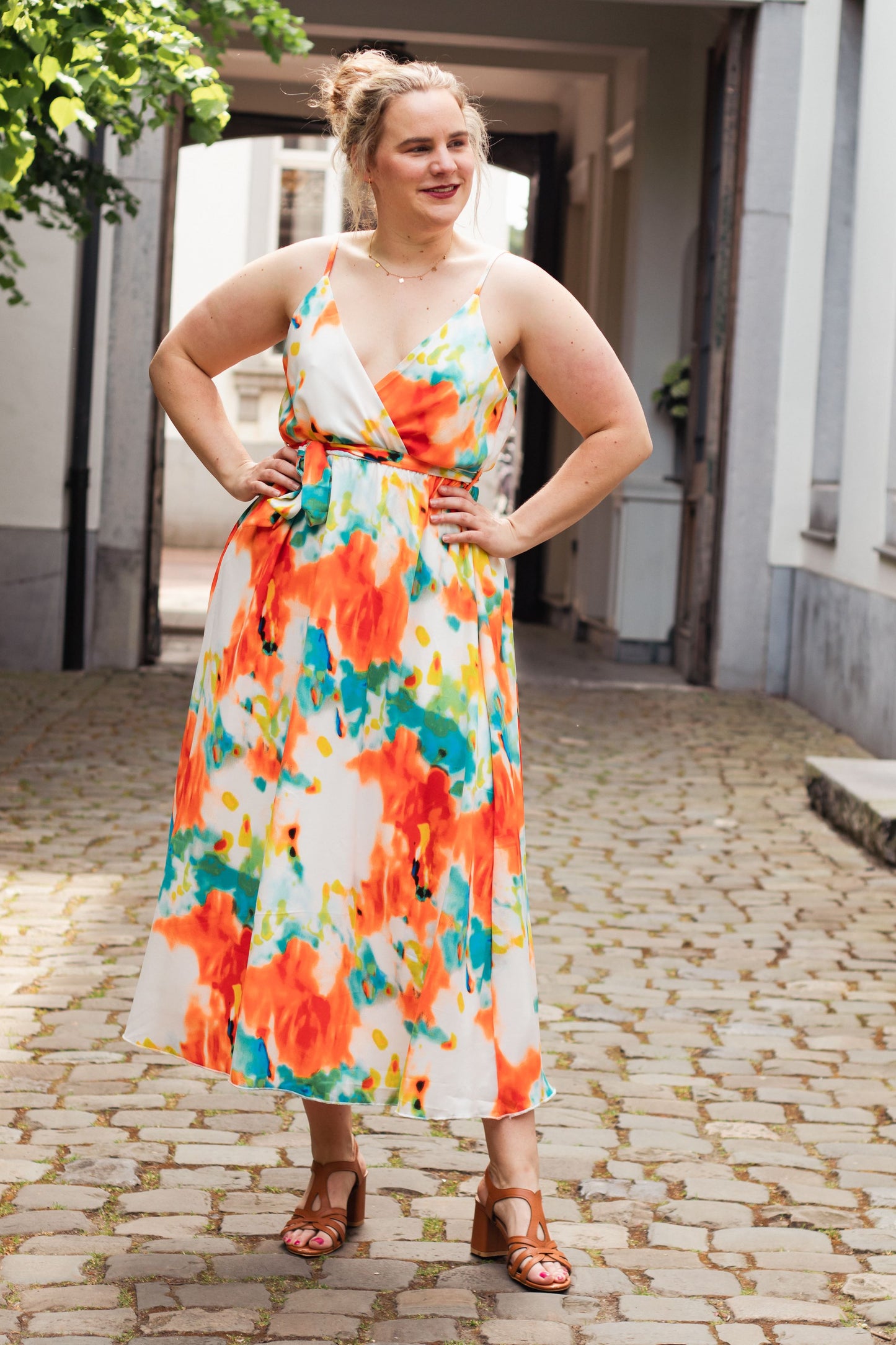 Light Neon Summer Dress