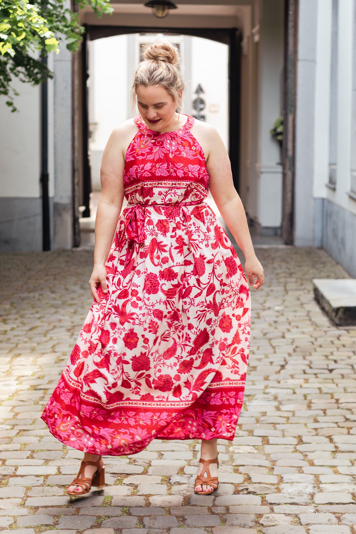 Cherry Red Summer Dress
