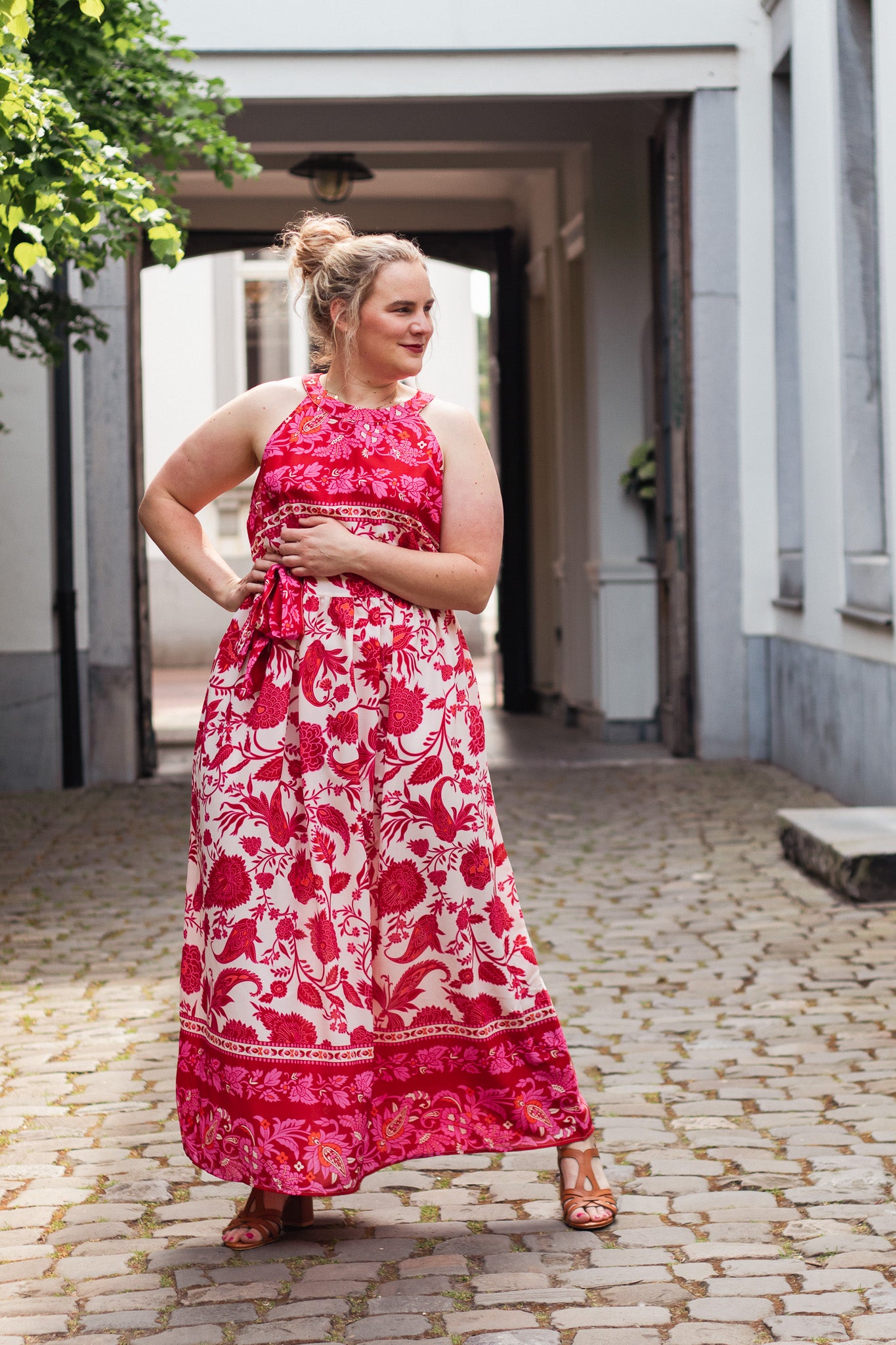 Cherry Red Summer Dress