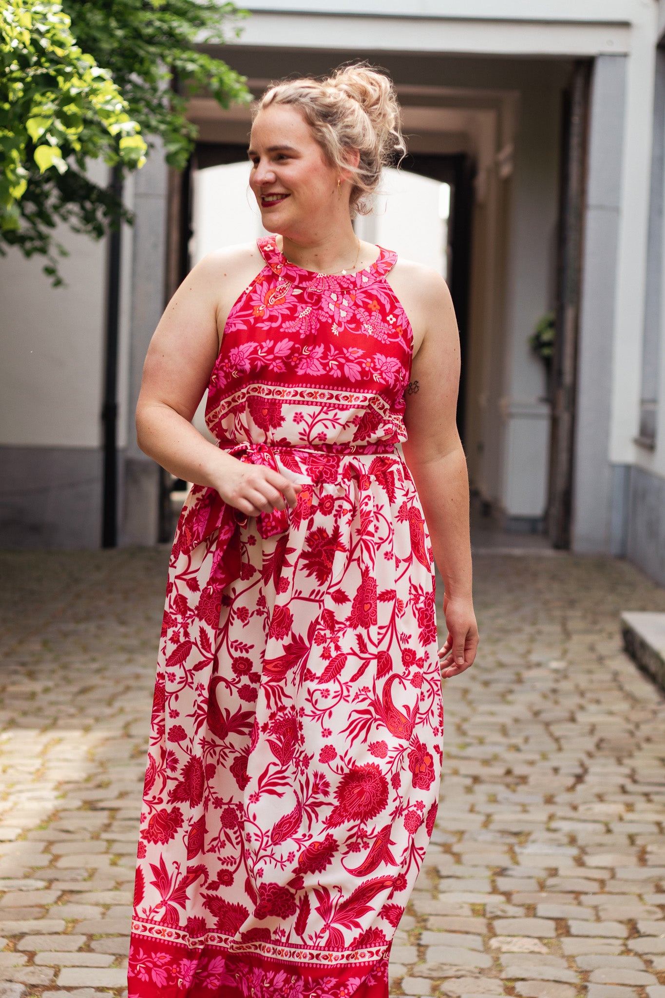 Cherry Red Summer Dress