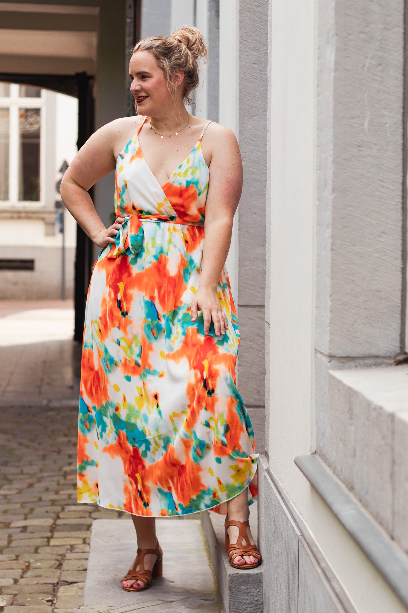 Light Neon Summer Dress