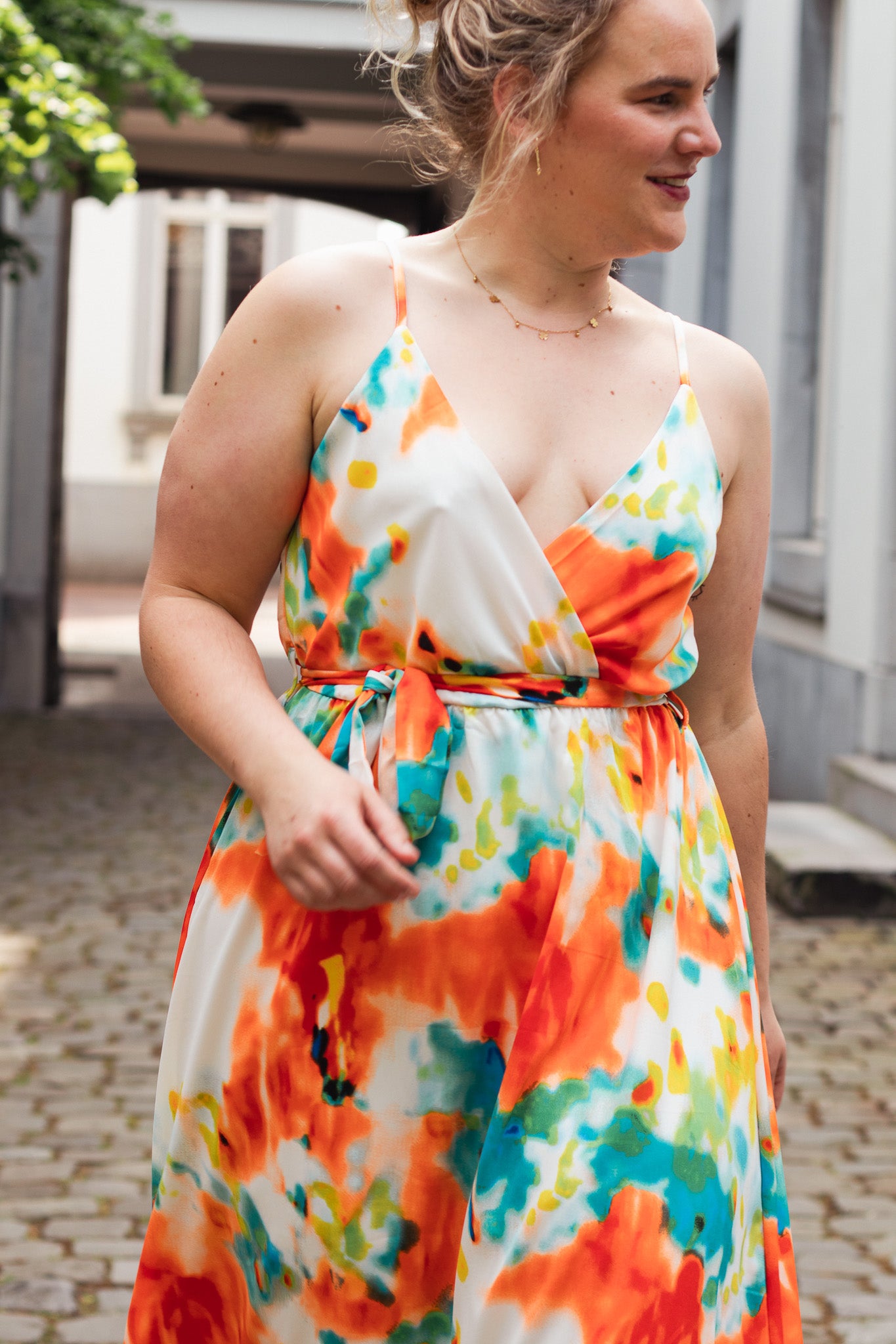 Light Neon Summer Dress