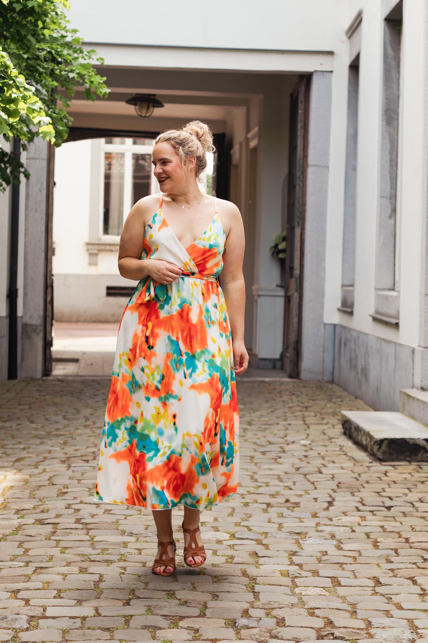 Light Neon Summer Dress