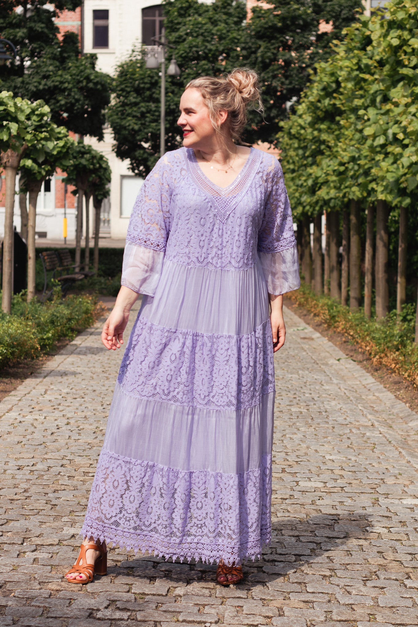 Vibing Summer Dress - Lila