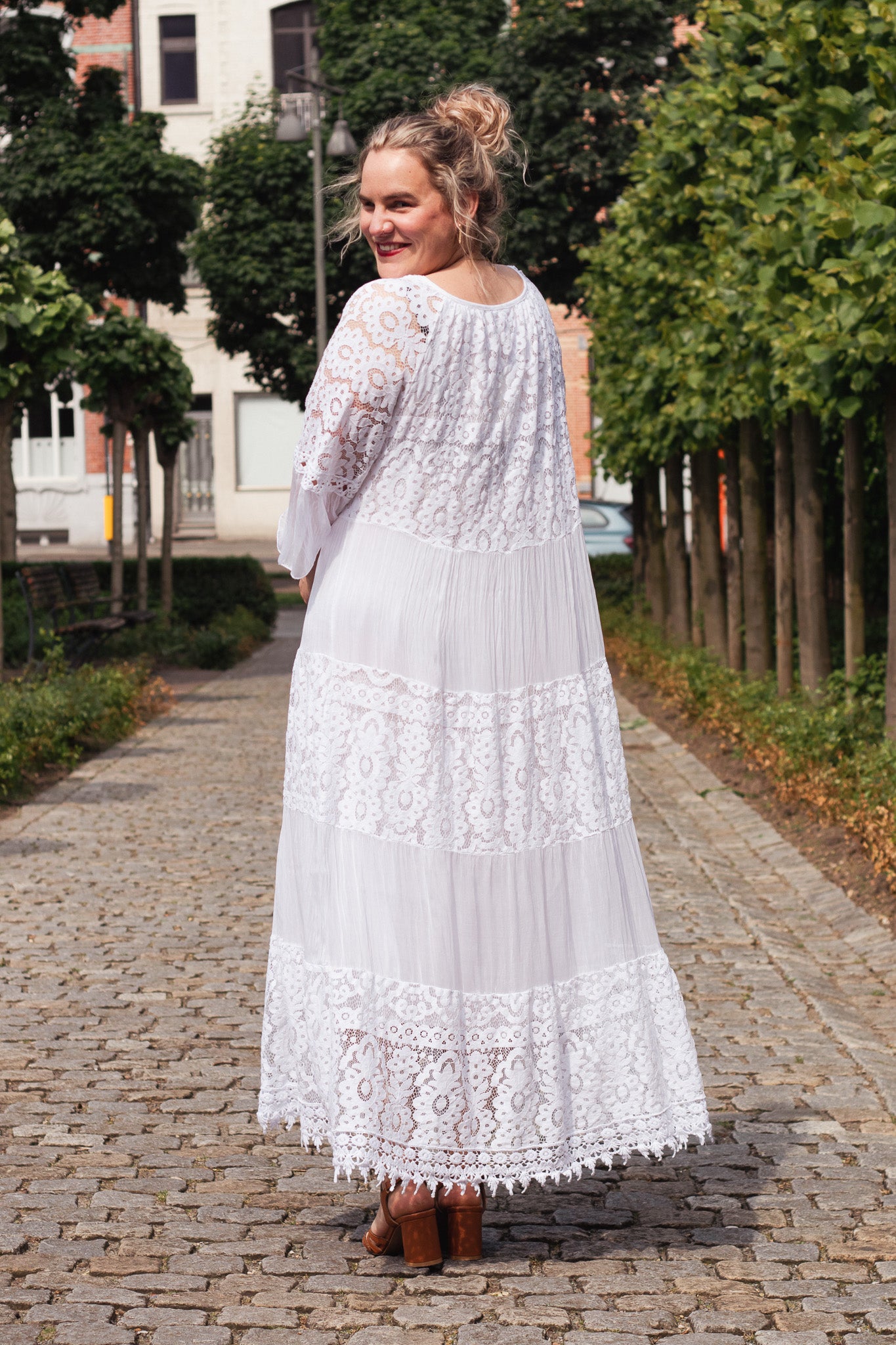 Vibing Summer Dress - White
