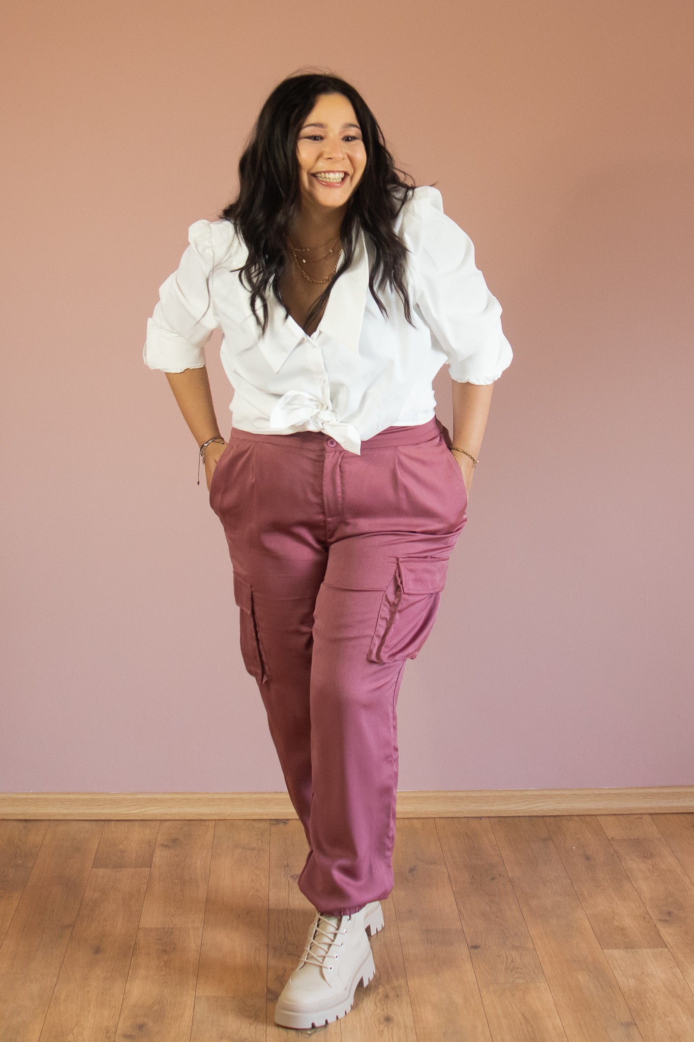 Louise Broek - Rose/Bordeaux