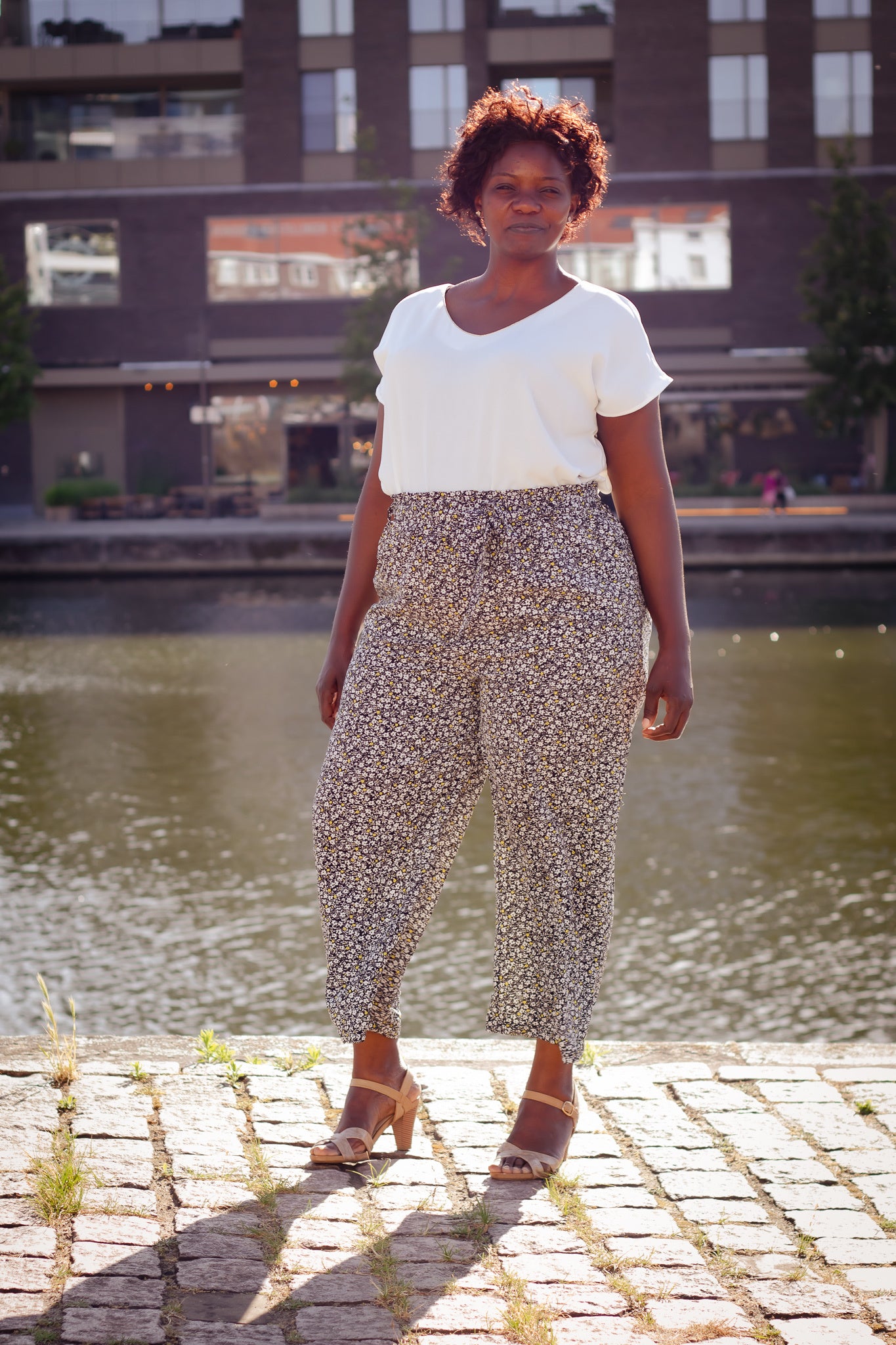 Amber T-shirt wit