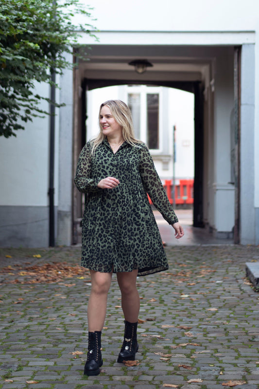 Stéphanie Dress - Leopard